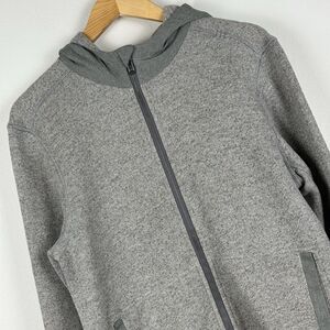 Lululemon Full Zip Hoodie Men’s Medium Grey French Terry Sweatshirt Heather